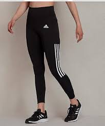 adidas Dam Lätta Höga Midja Leggings 3-Stripes Mesh 7/8