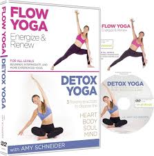 Flow Yoga / Detox Yoga - 2 DVD Box Set med Amy Schneider