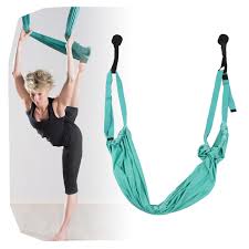 Justerbar Aerial Yoga Rem - Bärbar Stretchband för Flexibilitet och Balans