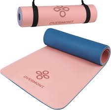 Overmont 8 mm TPE Yogamatta med Bärrem