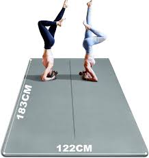 Yogamatta XXL med Fickor - 183 x 122 cm