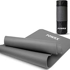 POWRX Gymnastik- och Yogamatta - Beige 183x60 cm